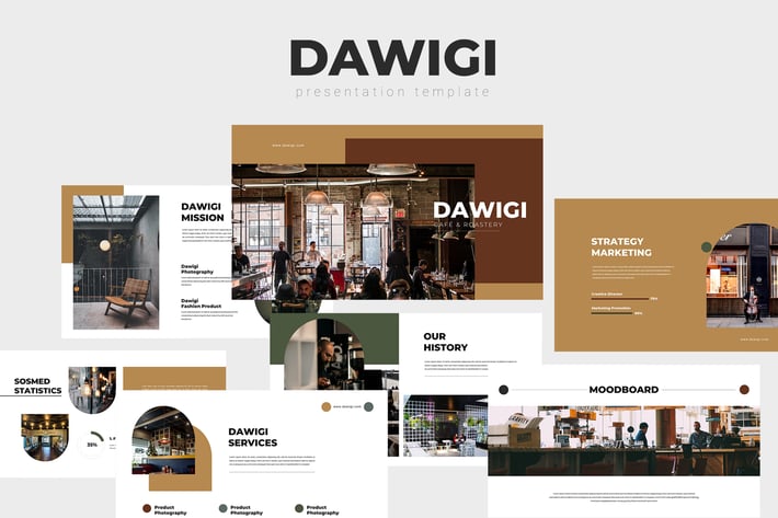 Dawigi - Cafe Keynote Template