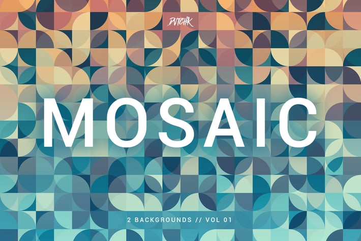 Mosaic | Abstract Gradient Backgrounds | Vol. 01