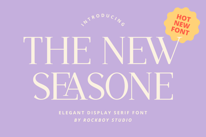 The New Seasone - Elegant Display Serif