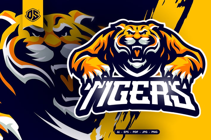 Tiger Esport Mascot Logo