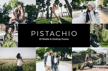 20 Pistachio Lightroom Presets & LUTs