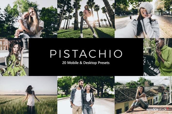 20 Pistachio Lightroom Presets & LUTs