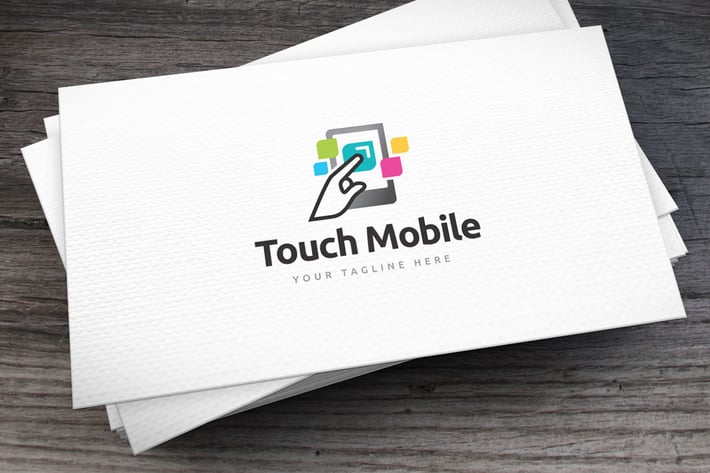 Touch Mobile Logo Template