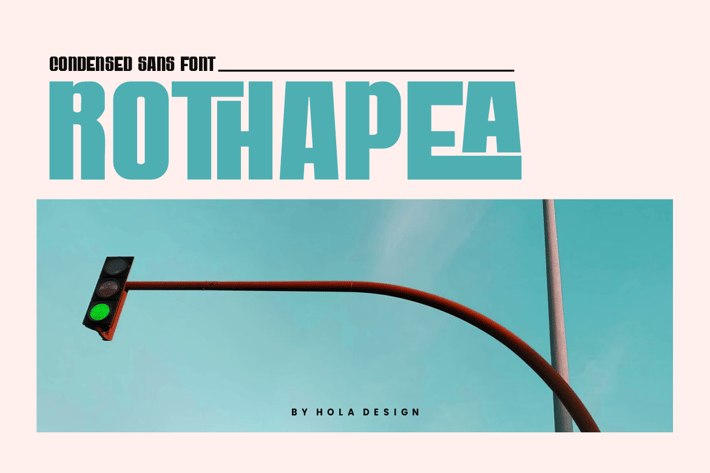 Rothapea - Modern Sans Font