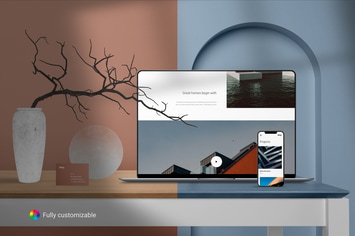 Digital Scene Mockup Fully customizable