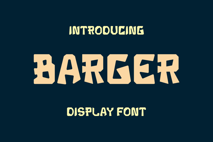 BARGER FONT
