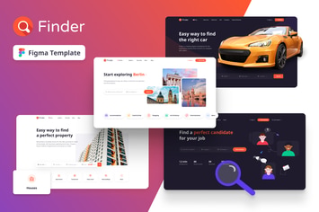 Finder - Directory & Listings Figma Template