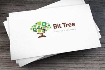 Bit Tree Logo Template