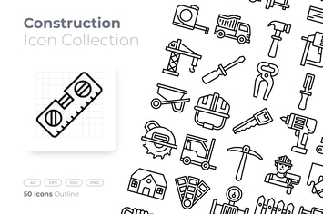 Construction Outline Icon