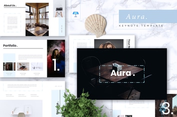 AURA - Creative Keynote Template