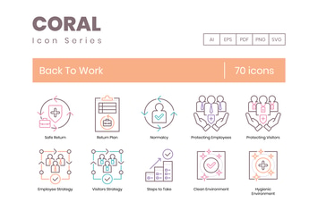 70 Back To Work Icons