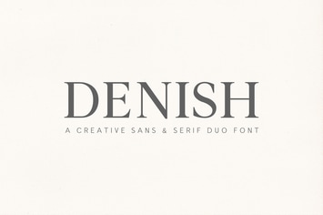 Denish Sans & Serif Duo Font Family