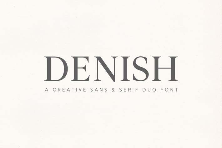 Denish Sans & Serif Duo Font Family