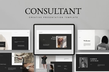 Consultant - Powerpoint Minimalis Creative