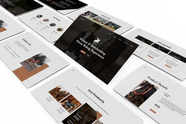 Equestrian Keynote Presentation Template