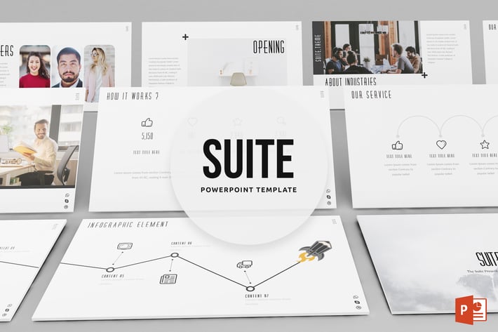 Suite Powerpoint Template