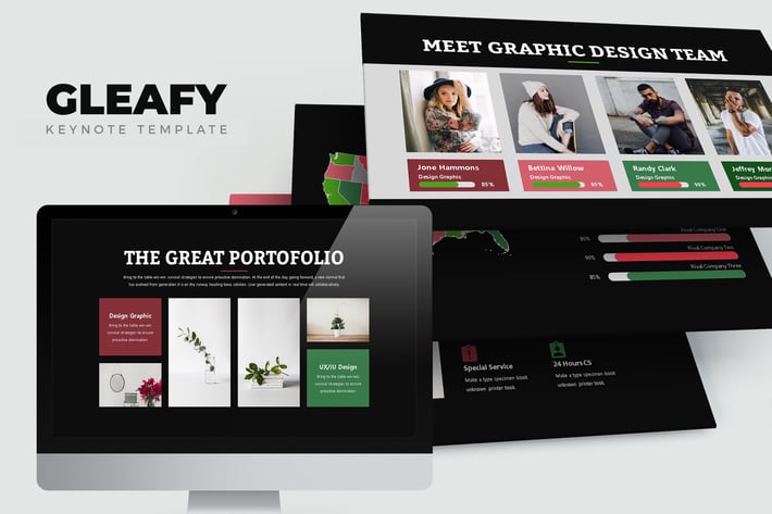 Gleafy : Home Decor Keynote Template