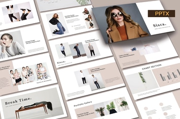 Sisca - Minimal Powerpoit Template