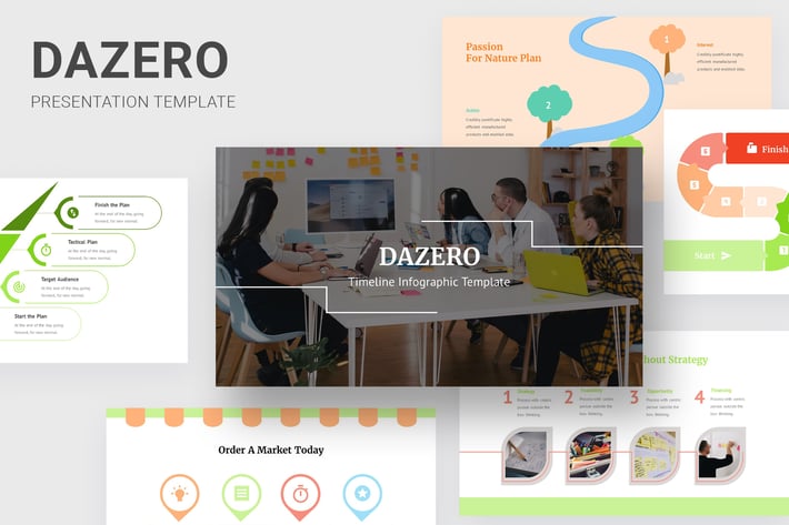 Dazero - Timeline Infographic Powerpoint