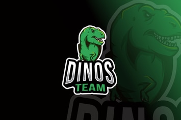 Dinos Team Logo Template