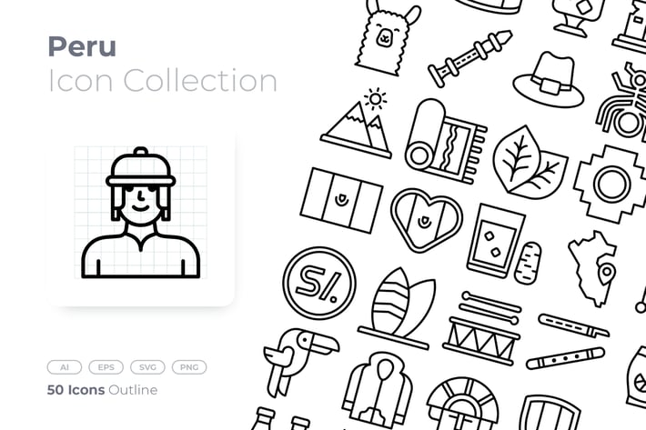 Peru Outline Icon