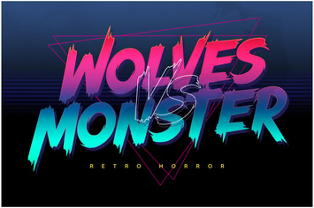 Wolves Vs Monster - Retro Horror Font
