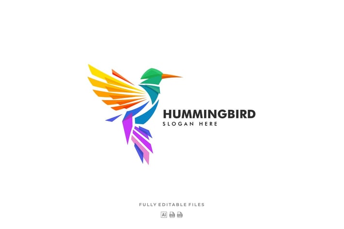 Hummingbird Colorful Logo