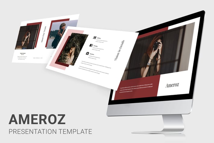 Ameroz - Model Photography Proposal Powerpoint