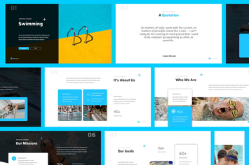 Swimming Powerpoint Presentation Template