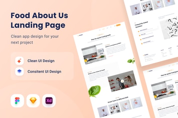 Foodi About Us Landing Page