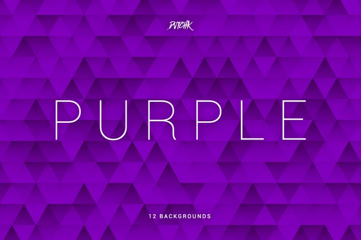 Purple | Abstract Triangles Mosaic Backgrounds