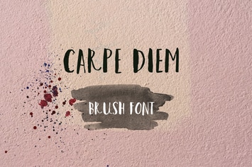 Carpe Diem Brush Font