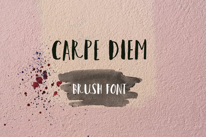 Carpe Diem Brush Font
