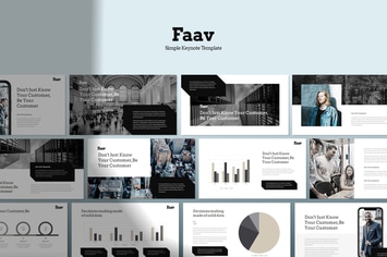Faav - Modern & Simple Keynote Template
