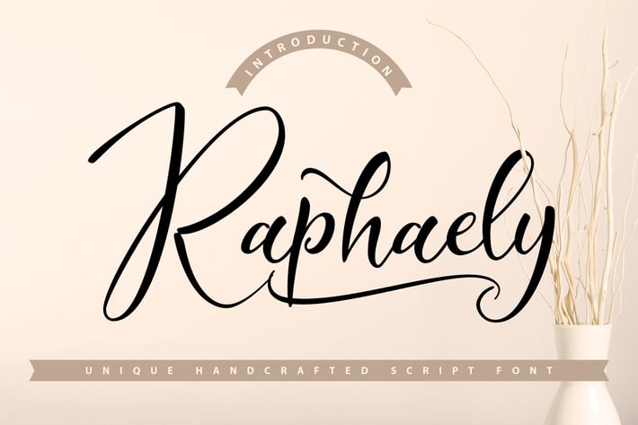 Raphaely | Unique Handwriting Script Font