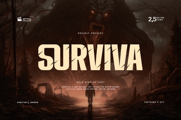 Surviva - Bold Display Font
