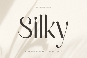 Silky - Elegant Aesthetic Sans Serif