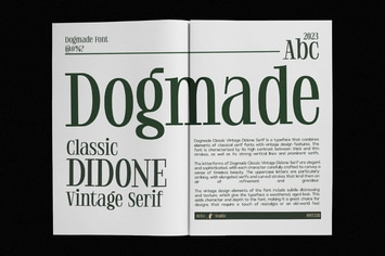 Dogmade - Vintage Didone Font