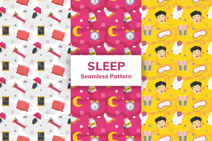 Sleep Seamless Pattern