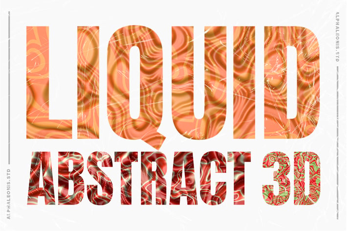 Textures Graphic Abstract Liquid 3D