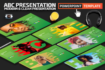 ABC Alphabet Powerpoint Presentation Template