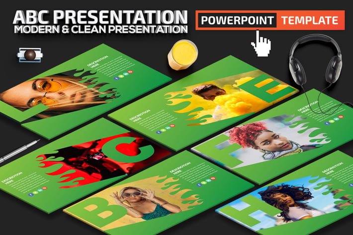 ABC Alphabet Powerpoint Presentation Template
