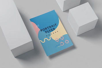 US Half Letter Size Flyer Mockups