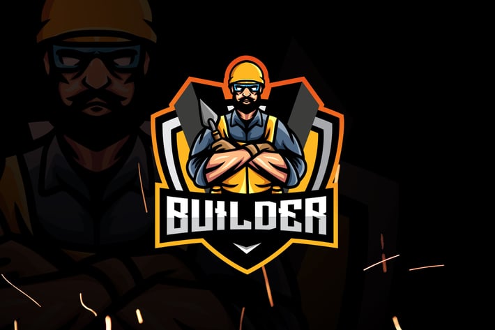 Builder Esports - Mascot & Esport Logo