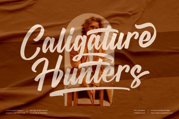 Caligature Hunters Modern Script
