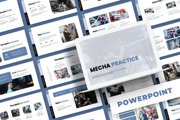 Mecha Practice - Powerpoint Template