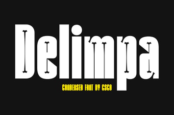 Delimpa – Inktrap Font