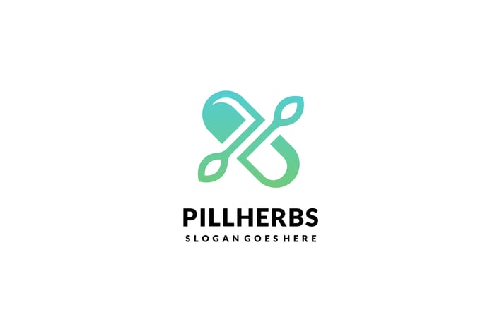 Herbs Pill Logo