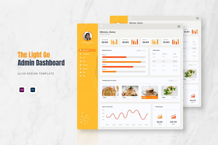  Light Go Admin Dashboard