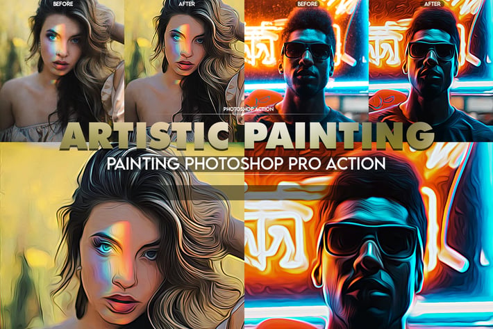 Artistic Painting Photoshop Action